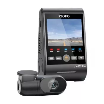 Videogravador VIOFO A229 Pro 2CH-G GPS