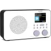 Rádio de internet TECHNISAT VIOLA 2 C IR — sintonizador analógico e digital, DAB+/FM, Wi‑Fi, 3 W, TFT 2,4 polegadas, 3,5 mm, preto/branco