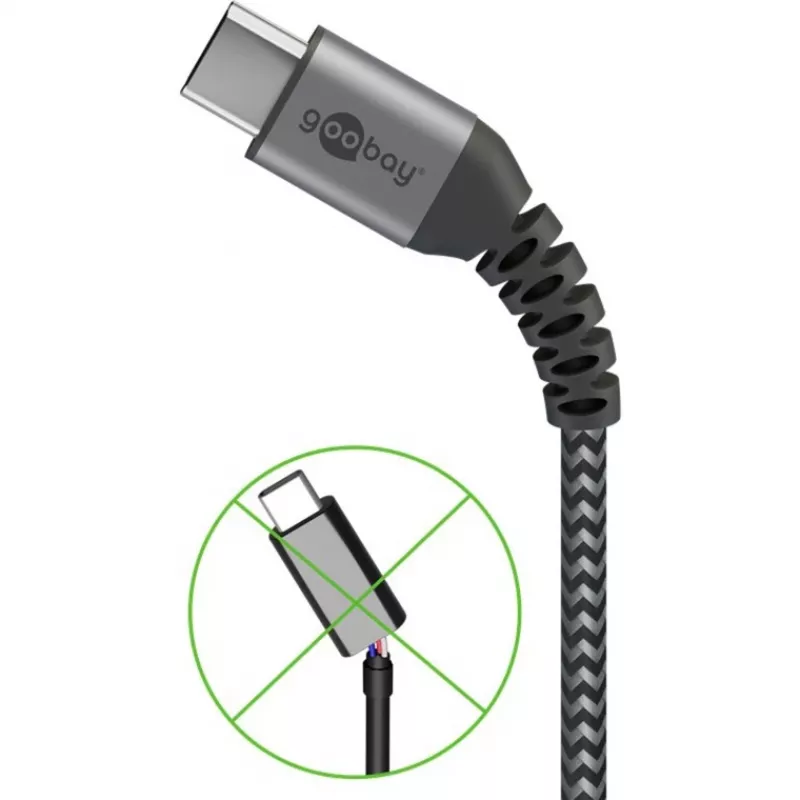 Cabo USB Goobay 49297 preto