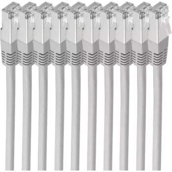Cabo de rede shiverpeaks BS75720-H-SET10 cinzento 10 m Cat6a S/FTP (S-STP) (BS75720-H-SET10)