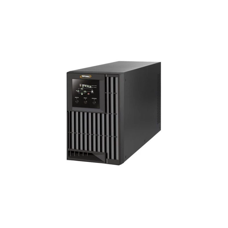 Infosec E4 Value 1000 unidade de alimentação ininterrupta (UPS) dupla conversão (Online) 1 kVA 3 saídas AC