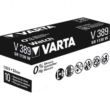 Pilha descartável Varta Primary Silver Button 389