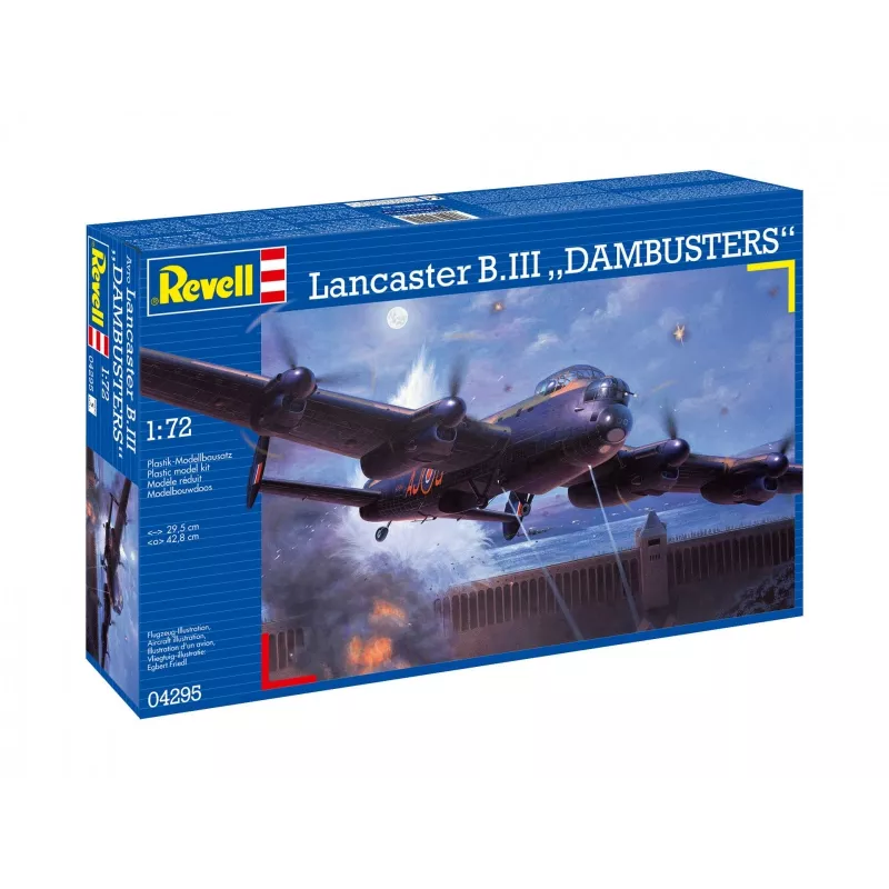 Revell Lancaster B. III Dambusters (04295) 1:72 escala avião kit de montagem em plástico
