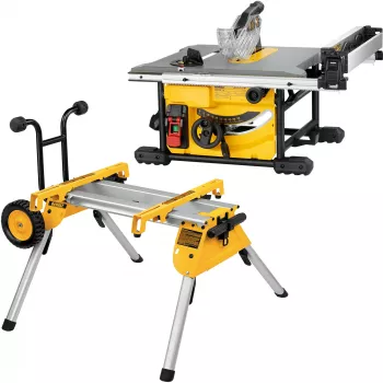 Serra de bancada DEWALT 210 mm com suporte
