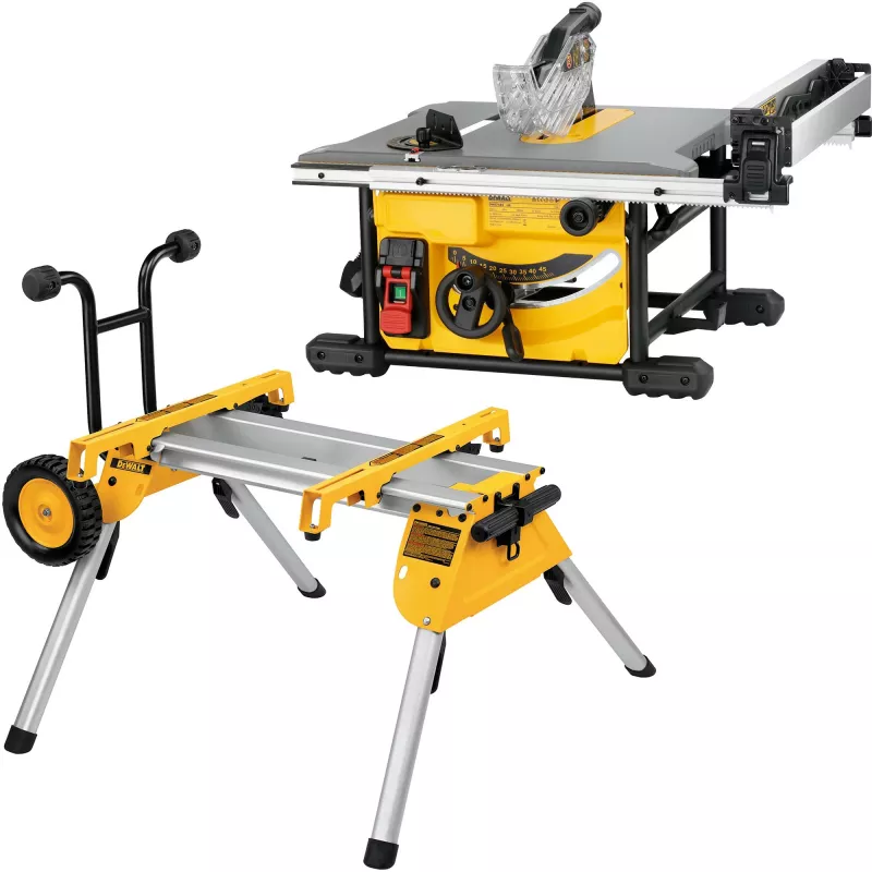 Serra de bancada DEWALT 210 mm com suporte