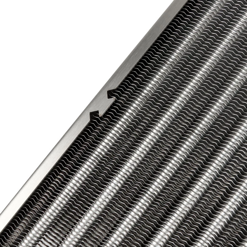 Bloco de refrigeração Aqua-Computer 33705 — alumínio/cobre/aço inoxidável, 320×140×40 mm, cinzento/prateado
