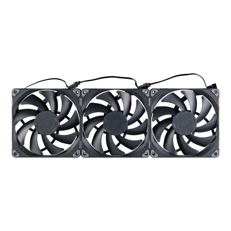 Ventoinha de caixa PHANTEKS M25 PWM 140 mm – pack de 3, preto