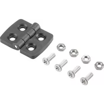 Basetech Dobradiça de plástico 39x30x4mm 39 mm 1 unid. (BT-1697225)