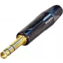 Neutrik Série PX - Ficha de áudio - Ficha jack estéreo (M) - 9,3 cm - Preto (NP3X-B)