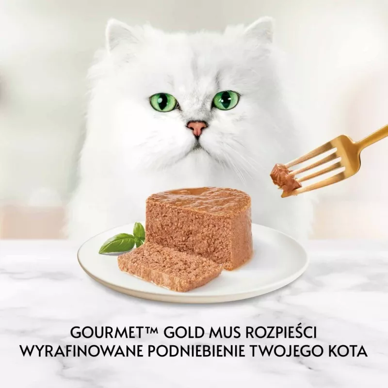 Comida húmida para gatos multipack Purina Nestlé Gourmet Gold Mus Mix 48×85 g latas mix de variedades