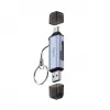 Leitor de cartões CUDY UH200 2-em-1 USB 3.0
