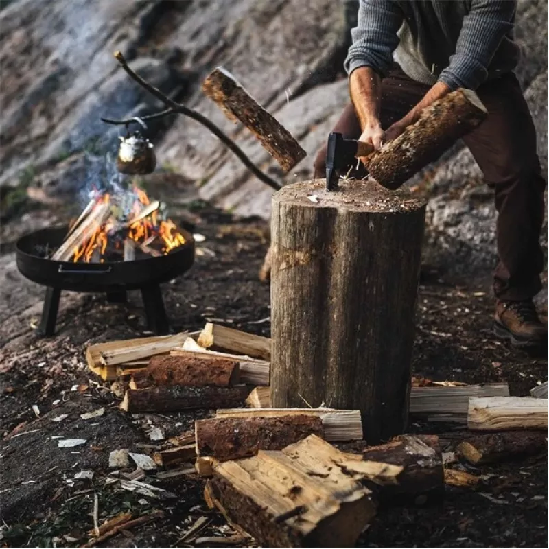 Fiskars Norden N12 machado de rachar, cabo de hickory
