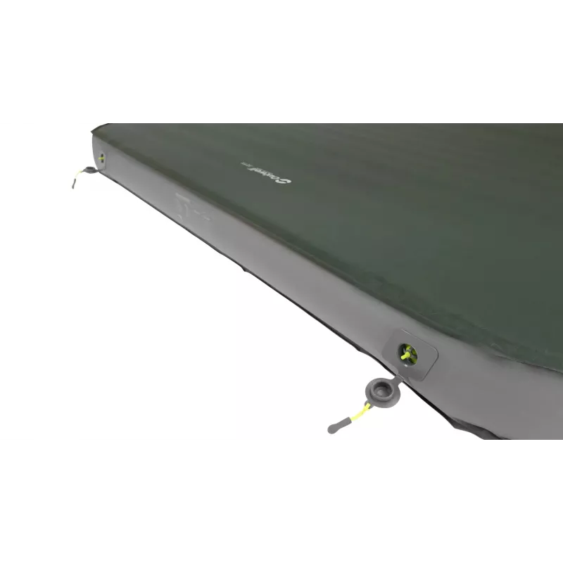 Colchão insuflável duplo Outwell 400146 — 1350×2030×100 mm, poliéster, verde/cinzento