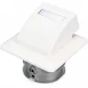 Tomada de parede de fibra ótica FTTH Digitus DN-93201 adaptador SC/LC 86x30x86mm