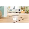 Aspirador de pó Bosch BGB 41RD3H — 600 W, saco de 4 l, filtro HEPA, raio de ação de 11 m, tubo telescópico, vermelho
