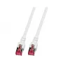 Cabo patch RJ45 EFB-Elektronik Cat.6 S/FTP LSZH branco 3m