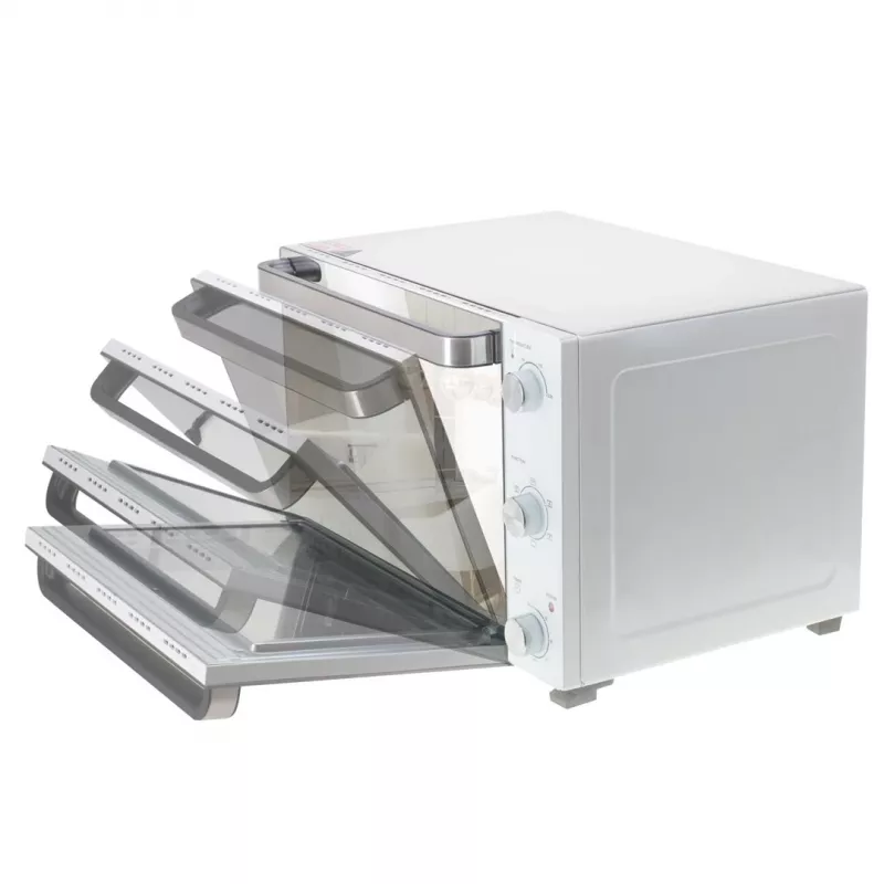 Forno de bancada elétrico Adler AD 6027, capacidade 48 L, 1800 W, branco