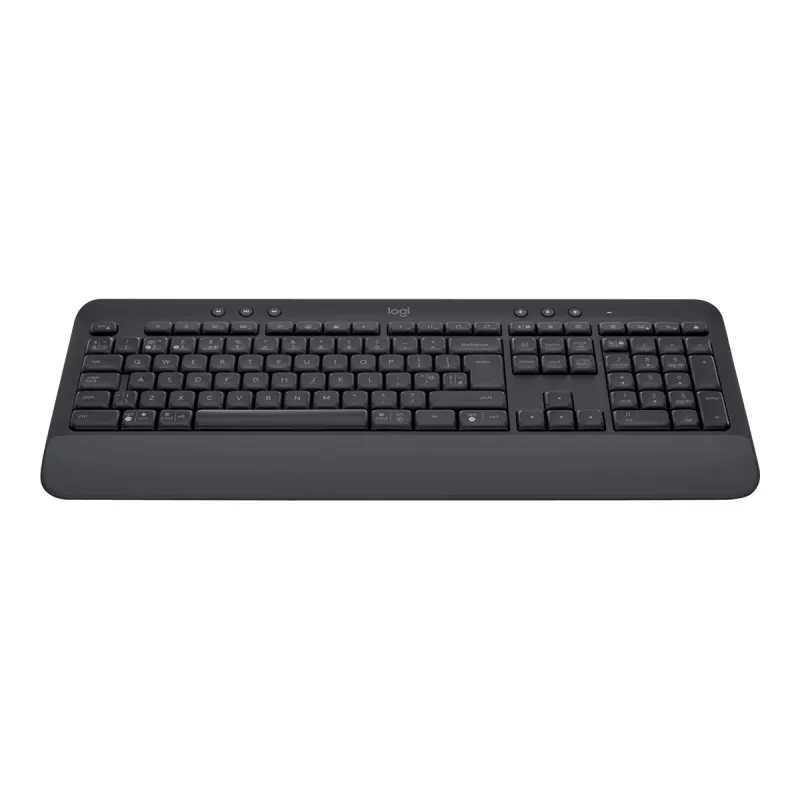 Logitech Signature K650 Teclado sem fios, Bluetooth 5.1, QWERTZ, suíço (CH), grafite (920-010912)