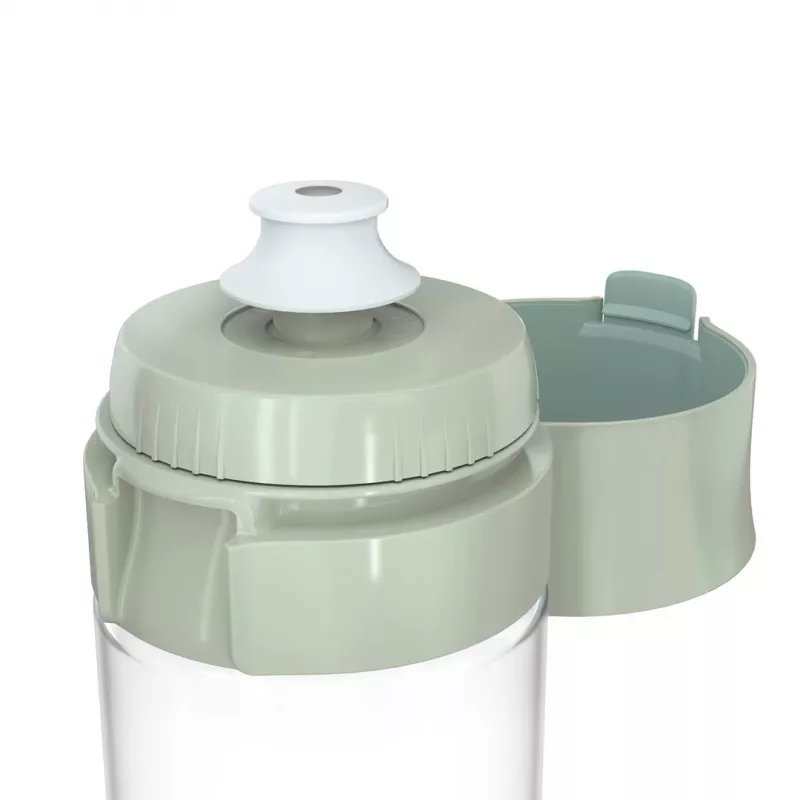 Garrafa de água reutilizável BRITA Fill&Go Vital 600 ml com filtro MicroDisc integrado, verde