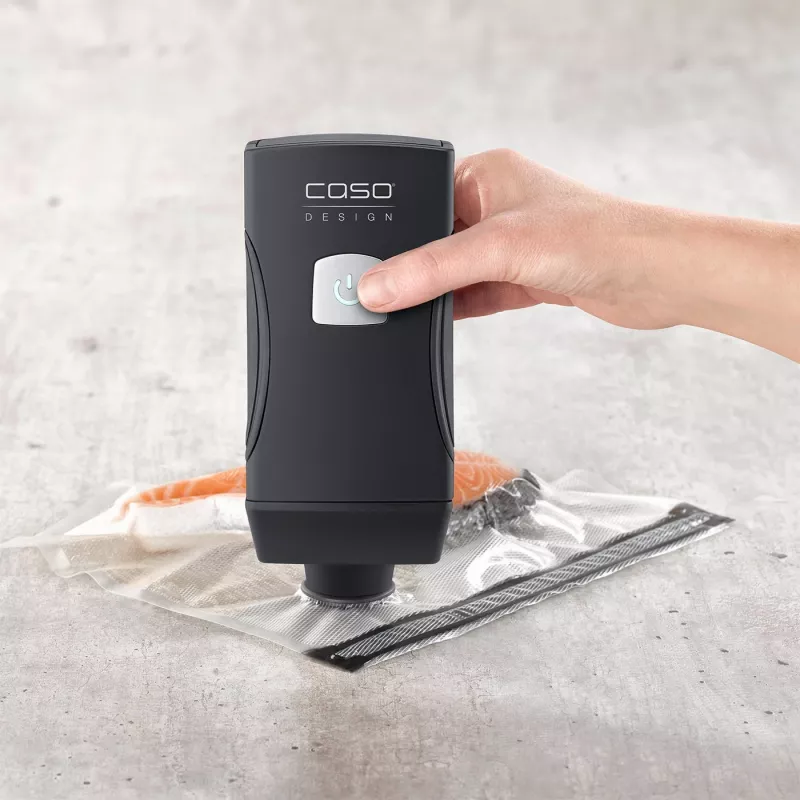 Caso Vacuômetro manual profissional com acessórios | Vacu OneTouch Pro Set | Potência 20 W | Preto