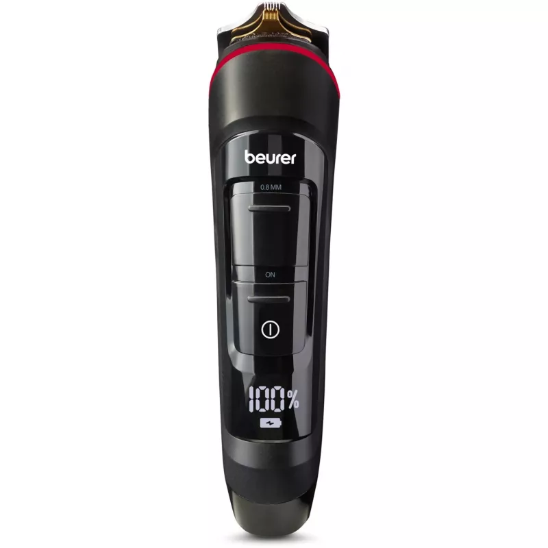 Máquina de cortar cabelo Beurer MN9X preto recarregável com comprimento de corte regulável
