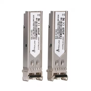 Módulo SFP Extralink 1,25 Gbit/s LC/UPC 850 nm 550 m Multimodo (pack de 2)