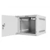 Lanberg WF10-2304-10S armário rack de parede de 10" 4U, 280×310 mm, porta de vidro, 20 kg, cinzento (RAL 7035)