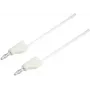 VOLTCRAFT Cabo de teste [ficha 4 mm - ficha 4 mm] 0,25 m branco MSB-300 (MSB-300-0.25-WS)