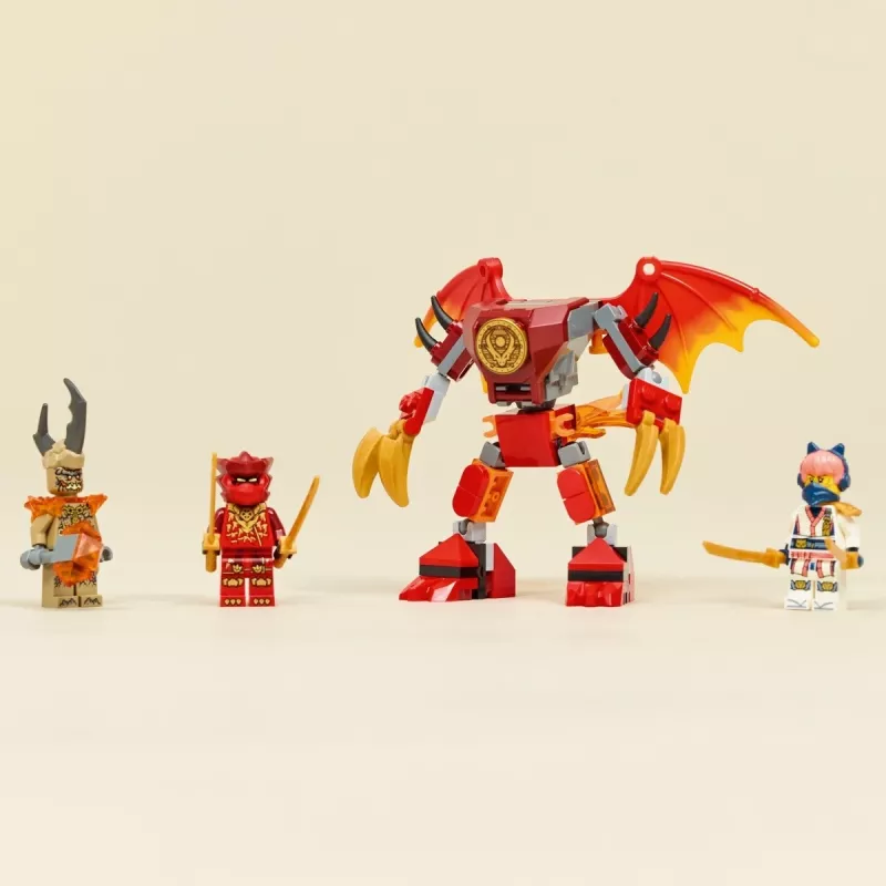LEGO NINJAGO 71851 Pack de batalha: Mech dragão do Kai