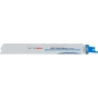 Lâmina de serra sabre Bosch S1137HBF 1,1x25x225 mm, 5 unid. — para metal mais espesso