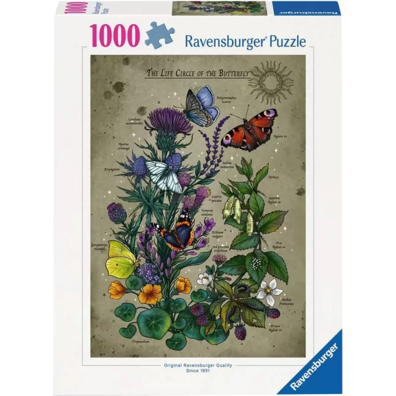 Puzzle Ravensburger Circle of Life Butterfly 1000 peças