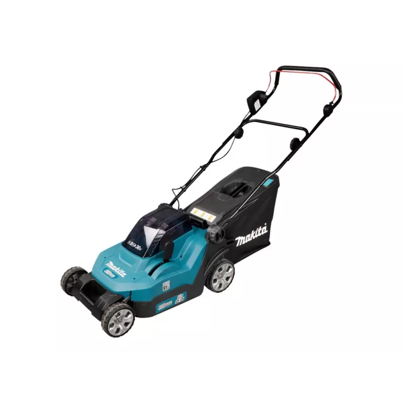 Makita DLM382PM2 - corta-relvas - a bateria - 18 V - 4 Ah - 2 baterias - 3700 1/min - 38 cm - 16,9 kg