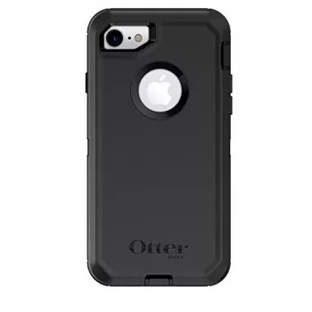 OtterBox Defender Capa para iPhone SE (3.ª e 2.ª Geração) e iPhone 8/7 Preto