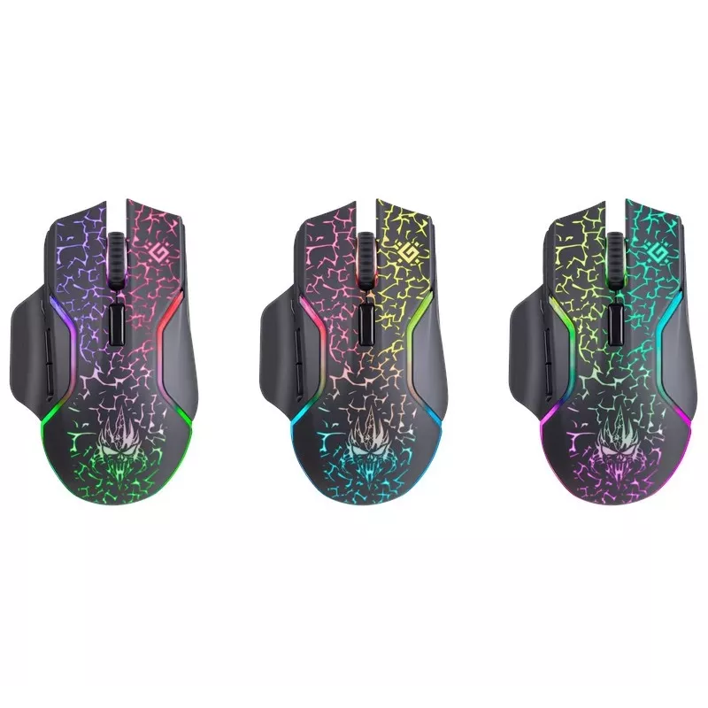 Rato Defender Oneshot GM-067 Gaming destro RF sem fios + USB Type