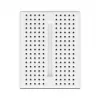 Breadboard DELOCK 18316 — placa de prototipagem sem soldadura, plástico, 36×46×10 mm, branco