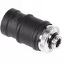 Acoplamento de engate rápido Alphacool ES BLH1A Push-in Female AG cromado preto mate