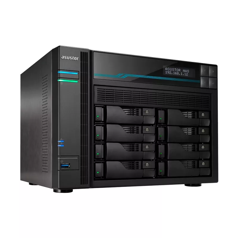 Asustor AS6508T NAS Torre Intel Atom® C3538 8 GB DDR4 0 TB ADM Preto