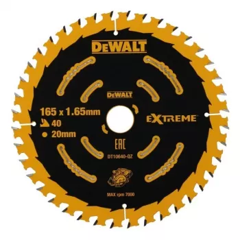 Disco de serra circular DeWALT DT10640-QZ 16,5 cm
