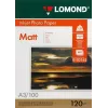 Papel de tinta para fotografia Lomond mate 120 g/m² A3, 100 folhas