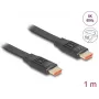 Cabo HDMI DeLOCK 1 m tipo A standard preto 48 Gbit/s