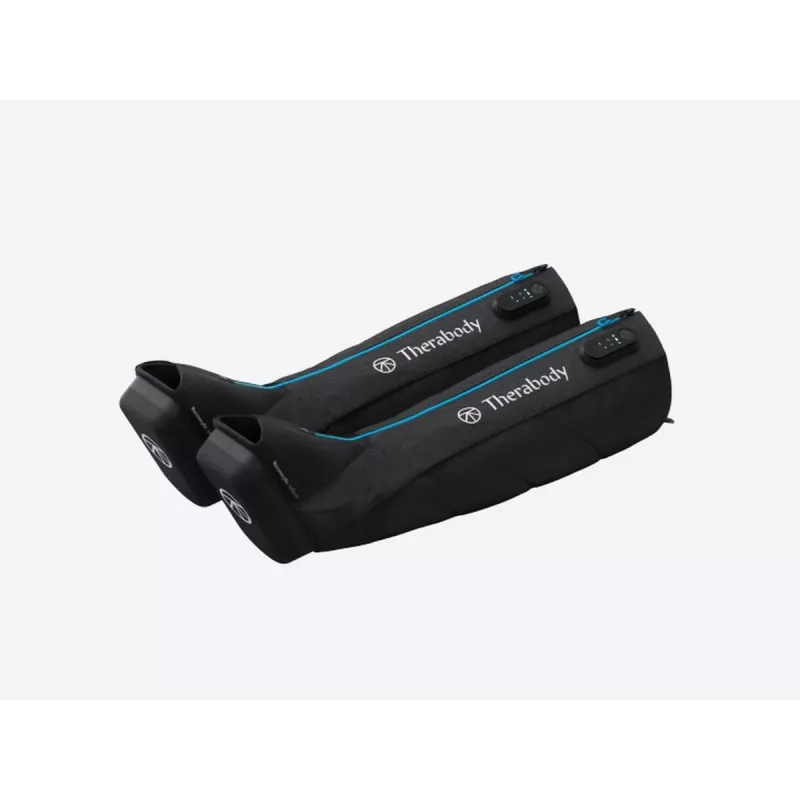 Therabody RecoveryAir JetBoots massajador de compressão para pernas, tamanho M, preto