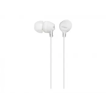 Sony MDR-EX15LP, com fios, 8 - 22000 Hz, música, 3 g, auscultadores, branco