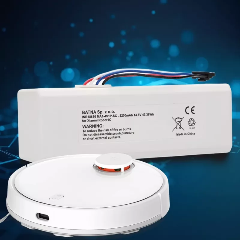Bateria para robô Xiaomi 1C P1904-4S1P-MM, 3200mAh, 47,36Wh, STYTJ01ZHM Mijia 1C P1904-4S1P-MM (Dreame MC1808)