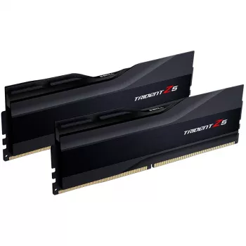 DIMM 32 GB DDR5-6400 (2x 16 GB) Dual-Kit, memória RAM preta (mate), F5-6400J3239G16GX2-TZ5K, Trident Z5, INTEL XMP