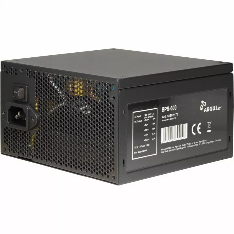 Fonte de alimentação Inter-Tech Argus BPS-600 600 W