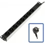 Unidade de distribuição de energia Lanview TUPS032 Preto 4000 W 510 mm