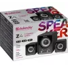 Altifalantes com fios DEFENDER Z4 2.1, 11 W RMS, preto, alimentação USB 5V, saída de auscultadores de 3,5 mm