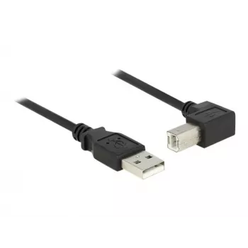 Cabo USB DeLOCK 0,5m USB 2.0-A USB 2.0-B preto