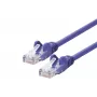 Cabo de rede LOGON Cat5e U/UTP (UTP) violeta 5 m RJ-45 macho para RJ-45 macho