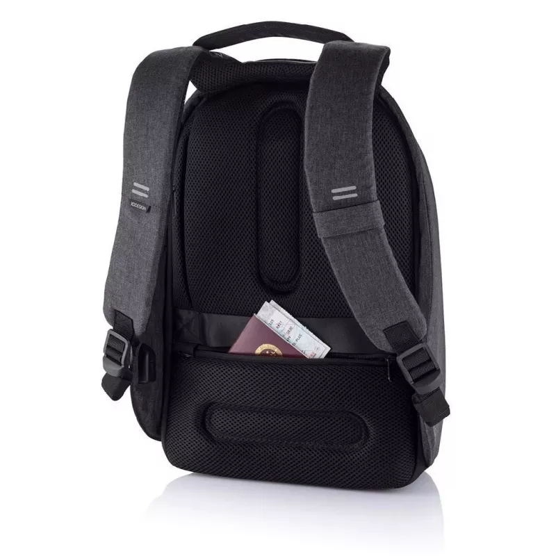 XD Design Bobby Hero Small P705.701 mochila antirroubo, portátil de 13,3 polegadas, tablet de 12,9 polegadas, 10,5 l, PET, preta